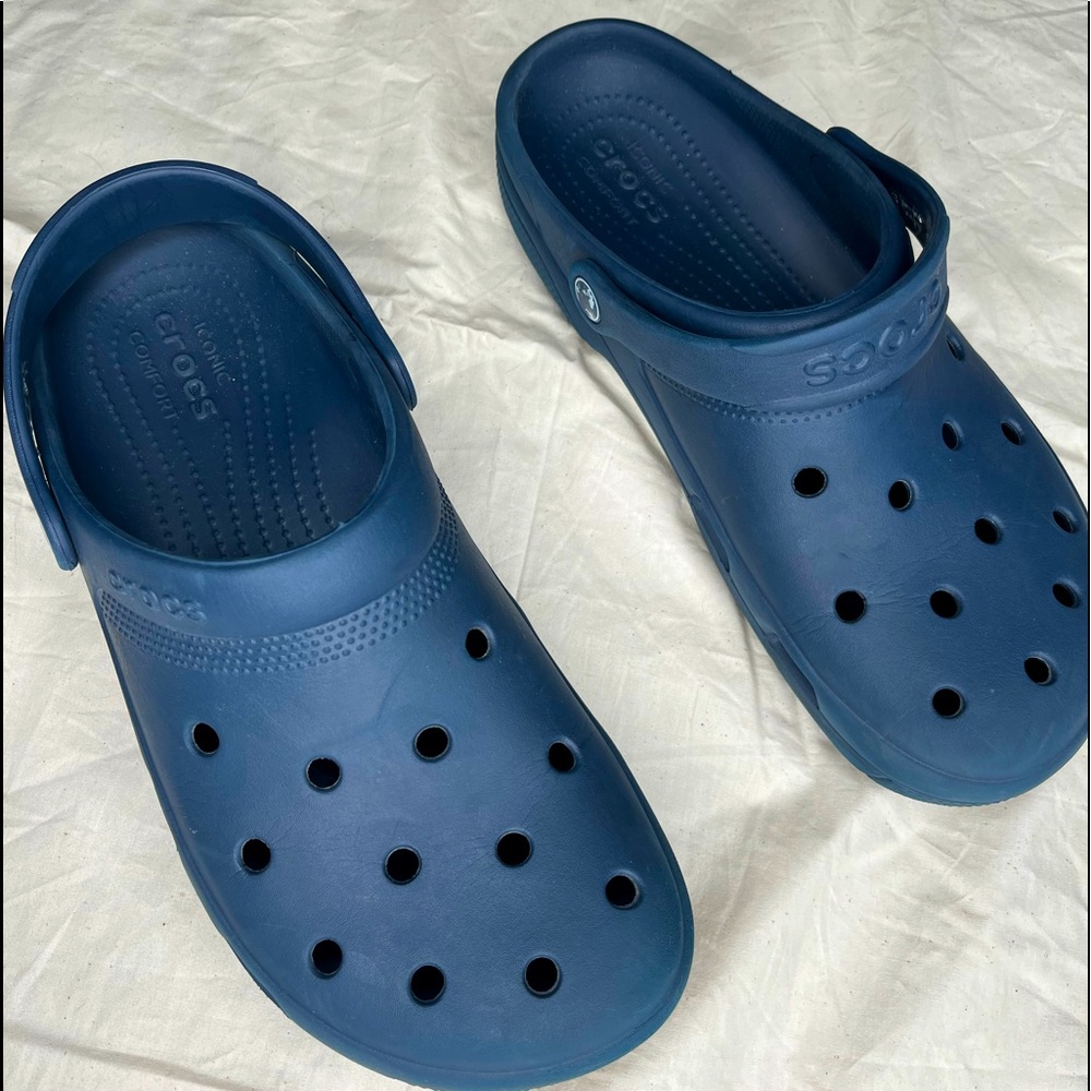 Crocs Navy Blue, Men Size 10